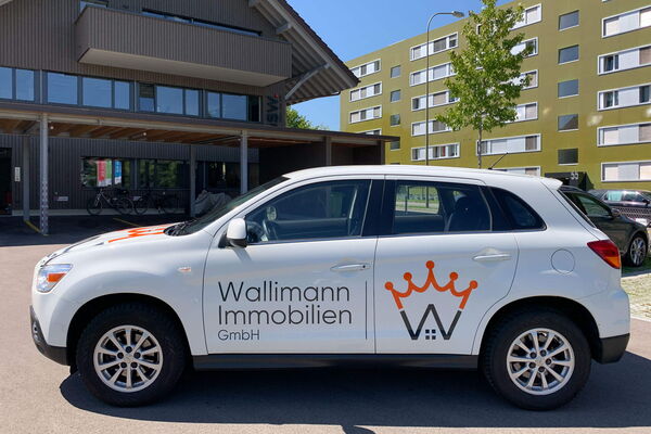 Autobeschriftung für Wallimann Immobilien